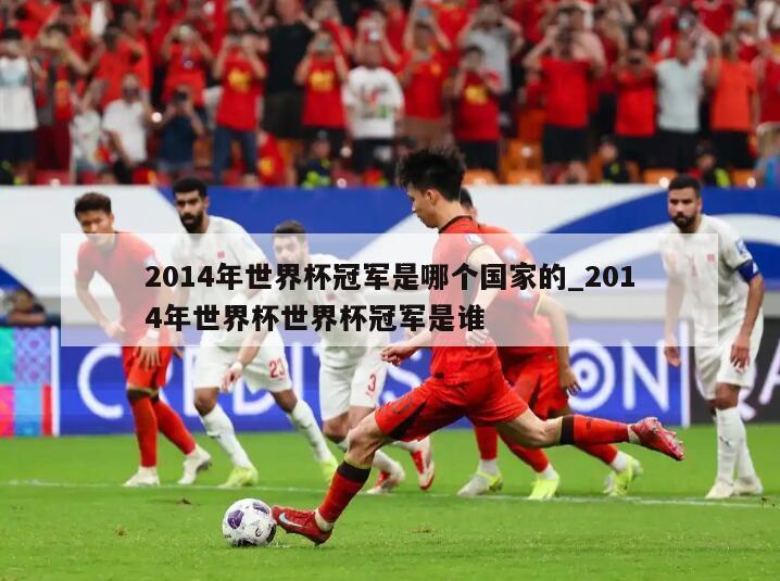 2014年世界杯冠军是哪个国家的_2014年世界杯世界杯冠军是谁
