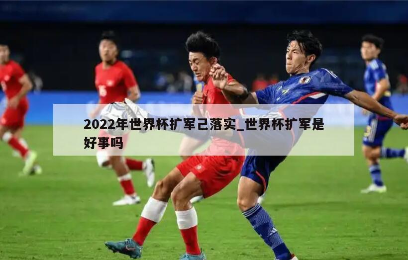 2022年世界杯扩军己落实_世界杯扩军是好事吗
